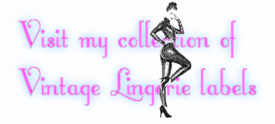 Vintage lingerie tags